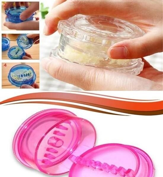 BUFFER® Avuç İçi Pratik Sarımsak ve Ceviz Ezici Rendeleyici El Rondosu