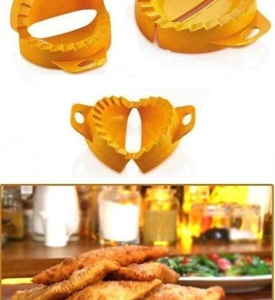 BUFFER® 3lü Çiğ börek kurabiye Hamur İşi Ravioli Kesme Kalıbı Aparatı