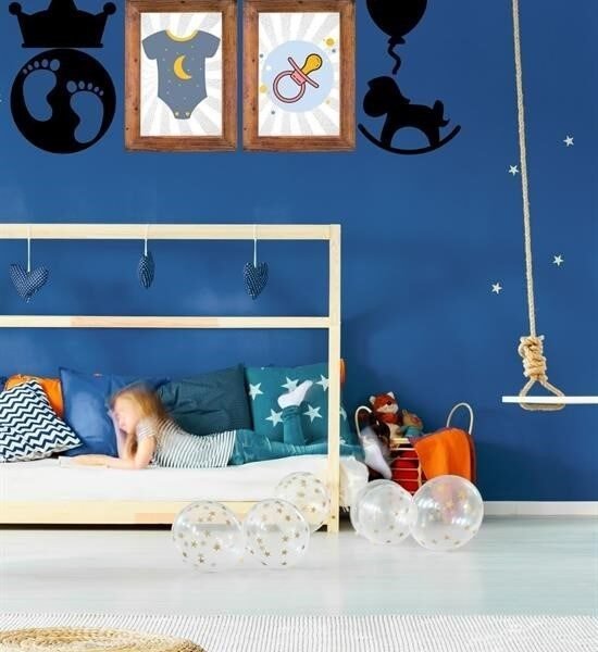 BUFFER® DECO103 Supermen Dekoratif Duvar Süsü Tablo Aksesuar Ahşap Tasarım Hediye Pano Sticker Seti