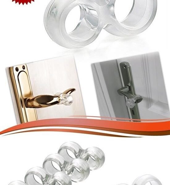 BUFFER® Silikon Kapı & Pencere Vurma Önleyici Stoper Kapı Tamponu 4 Adet